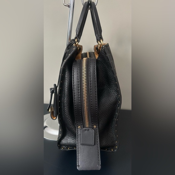 COACH ROGUE 30 RIVETS/TEA ROSE EUC - Picture 4 of 14